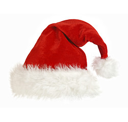 Image showing santa claus cap on white