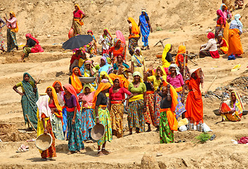 Image showing indian women at work