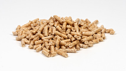 Image showing wood pellet