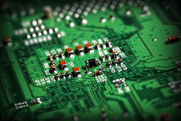 Image showing computer circuit