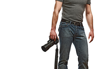 Image showing caucasian photographer