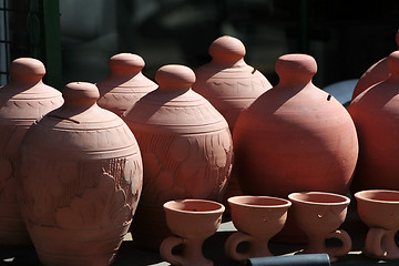 Image showing Souvenir pottery