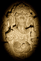 Image showing sculpture of ganesh