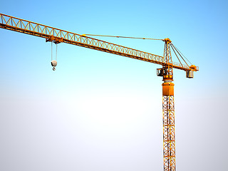 Image showing construction metal crane