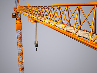 Image showing metal crane detail