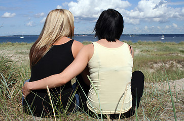Image showing Two girls