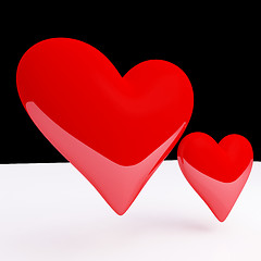 Image showing red hearts