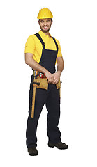 Image showing confident young man ready for work