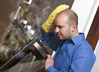 Image showing troubble in the kitchen