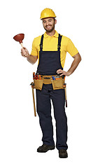 Image showing plumber ready for work