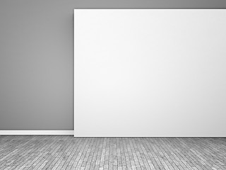 Image showing black and white empty room