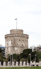 Image showing The White Tower at Thessaloniki