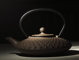Image showing iron japanese teapot