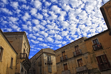 Image showing ancient town and blue sky