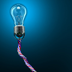 Image showing light bulb background