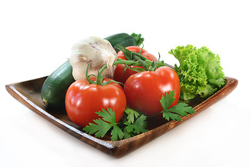 Image showing Vegetable Plate