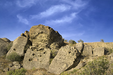 Image showing Weathered rocks