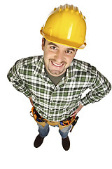 Image showing funny manual worker portrait