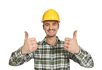 Image showing positive manual worker