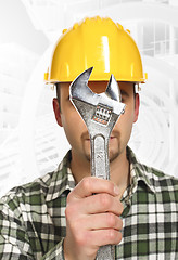 Image showing handyman portrait