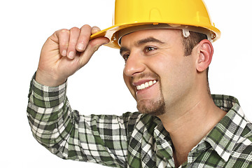 Image showing friendly manual worker