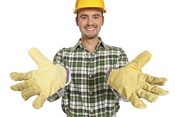 Image showing manual worker help