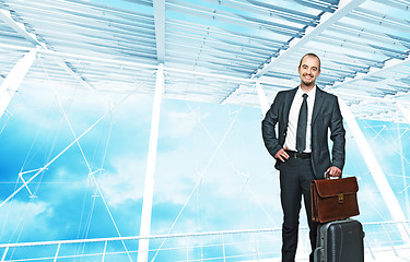 Image showing businessman travel