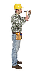 Image showing handyman on duty