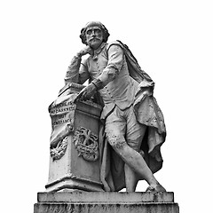 Image showing Shakespeare statue