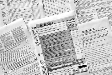 Image showing Tax forms