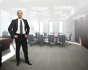 Image showing confident businessman