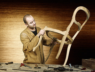 Image showing craftsman at work