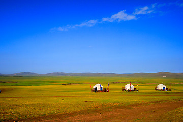 Image showing inner Mongolia Yurt