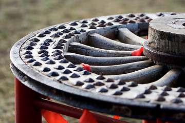 Image showing Wooden Wheel