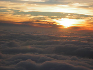 Image showing sunset cloud