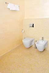 Image showing Beige toilet