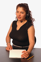 Image showing woman in office