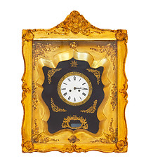 Image showing Golden clock