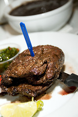 Image showing churrasco grilled skirt steak beef meat