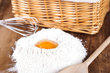 Image showing preparing for dough