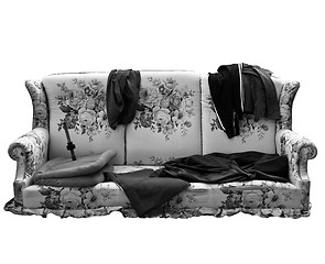 Image showing Old sofa