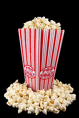 Image showing Popcorn in a holder corner