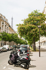 Image showing The Parisian street