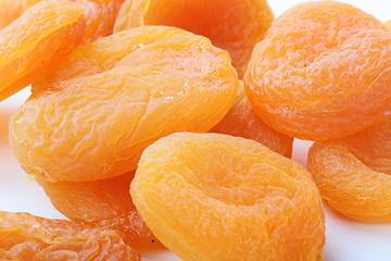 Image showing Healthy food. Dried apricots