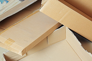 Image showing The paper boxes