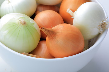 Image showing Tasty kitchen. Fresh vegetables isolated on white