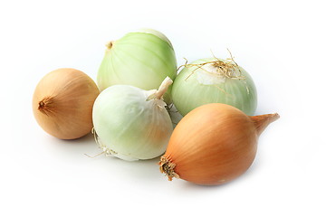 Image showing Tasty kitchen. Fresh vegetables isolated on white