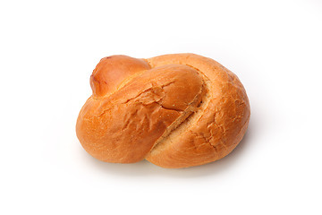 Image showing Bread loaf isolated on white background