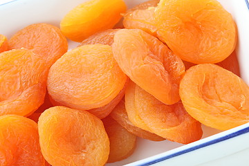 Image showing Healthy food. Dried apricots