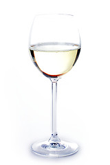 Image showing The glass of wine